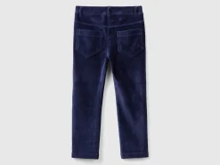 Ribbed chenille trousers