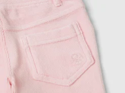 Ribbed chenille trousers