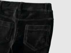 Ribbed chenille trousers