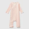 Ribbed onesie in organic cotton