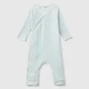 Ribbed onesie in organic cotton