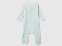 Ribbed onesie in organic cotton