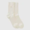 Ribbed socks with logo