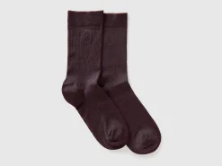 Ribbed socks with logo