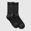 Ribbed socks with logo