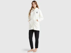 Robe with penguin embroidery