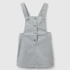 Romper dress in stretch cotton