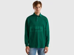 Rugby polo in pure cotton
