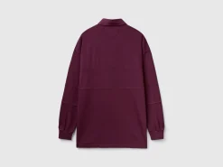 Rugby polo in pure cotton