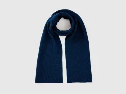 Scarf in wool and cashmere blend