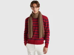Scarf in wool and cashmere blend