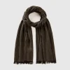 Scarf with recycled fabric