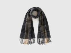 Scottish scarf in alpaca and wool blend