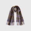 Scottish scarf in alpaca and wool blend