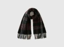 Scottish scarf in alpaca and wool blend