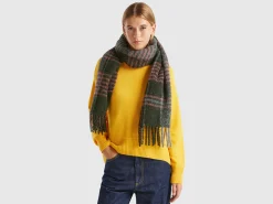 Scottish scarf in alpaca and wool blend