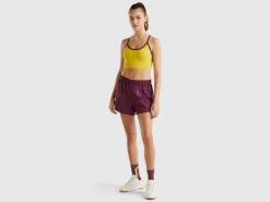 Seamless sports top bra