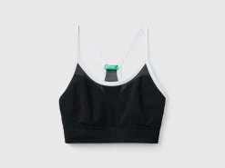 Seamless sports top bra