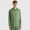 Shirt in pure linen