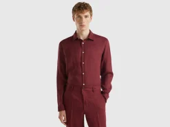 Shirt in pure linen