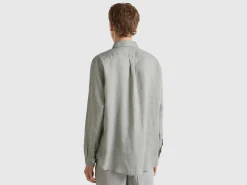 Shirt in pure linen