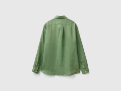 Shirt in pure linen
