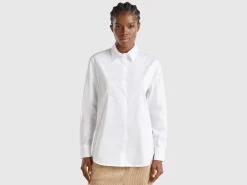 Shirt in stretch cotton blend