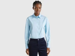 Shirt in stretch cotton blend