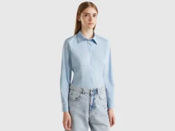 Shirt in stretch cotton blend