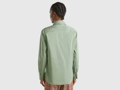 Shirt in stretch cotton blend