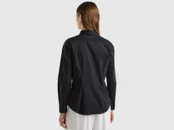 Shirt in stretch cotton blend
