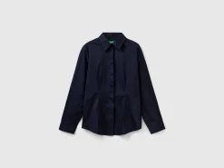 Shirt in stretch cotton blend