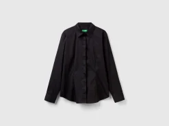 Shirt in stretch cotton blend
