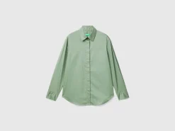 Shirt in stretch cotton blend