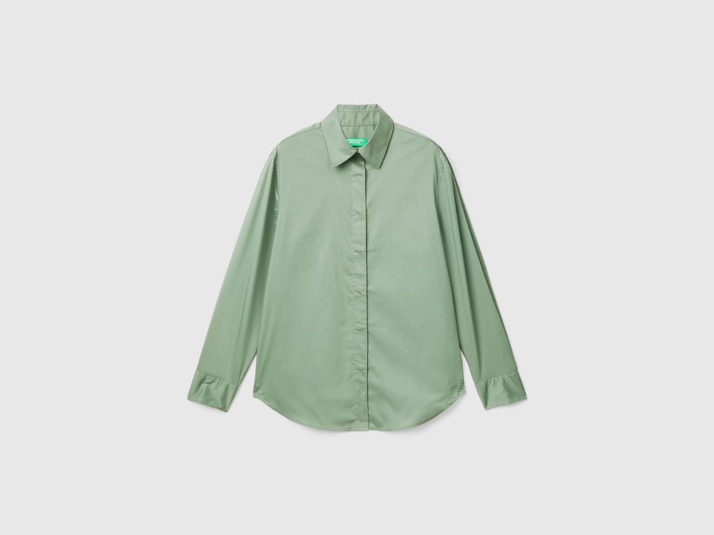 Shirt in stretch cotton blend