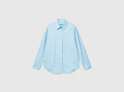 Shirt in stretch cotton blend