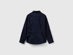 Shirt in stretch cotton blend