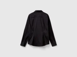 Shirt in stretch cotton blend