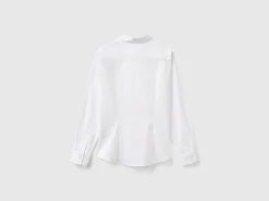 Shirt in stretch cotton blend