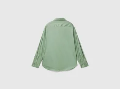 Shirt in stretch cotton blend