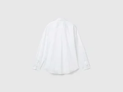 Shirt in stretch cotton blend