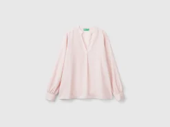 Shirt with Henley neck