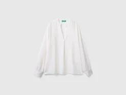 Shirt with Henley neck