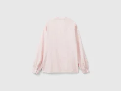 Shirt with Henley neck