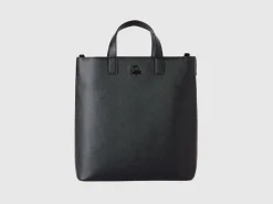 Shopping bag in imitation leather