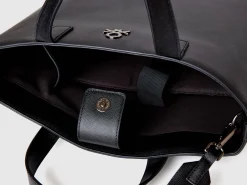 Shopping bag in imitation leather