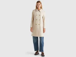 Short coat in wool blend