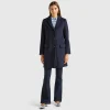 Short coat in wool blend cloth