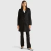 Short coat in wool blend cloth