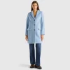 Short coat in wool blend cloth